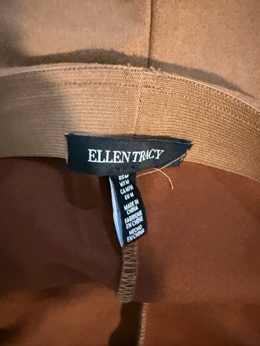 NWT Ellen Tan Faux Suede Boot Cut Pants Medium - Picture 4 of 4